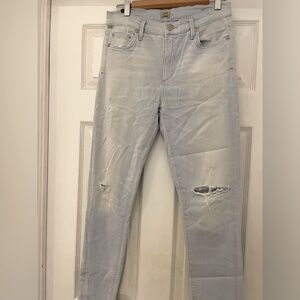 Citizen of Humanity distressed light wash denim